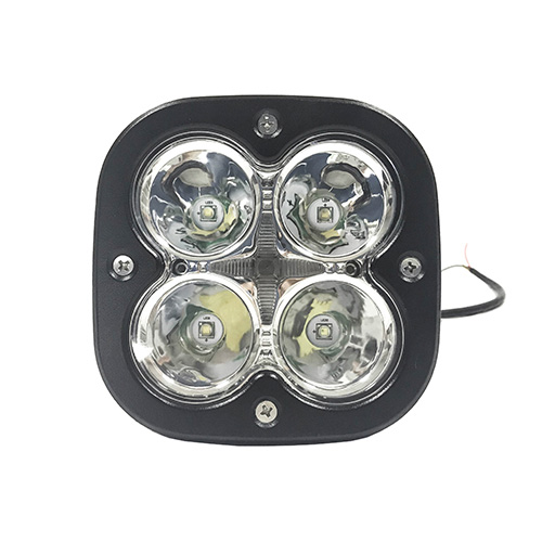 Spot Beam Work Light With Amber Or White Color Drl